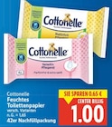 Feuchtes Toilettenpapier von Cottonelle für 1,00 € bei E center im Angebot Feuchtes Toilettenpapier von Cottonelle im aktuellen E center Prospekt