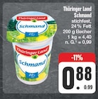 Schmand Angebote von Thüringer Land bei EDEKA Plauen für 0,88 €