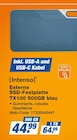 Externe SSD-Festplatte TX100 500GB blau im Angebot bei expert in Landshut Externe SSD-Festplatte TX100 500GB blau Angebote von Intenso bei expert Landshut für 44,99 €