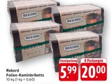 Folien-Kaminbriketts Einzelpackung Angebote von Rekord bei E center Bad Homburg für 5,99 €