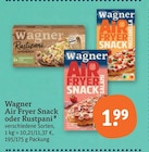 Air Fryer Snack oder Rustpani Angebote von Wagner bei tegut Ansbach für 1,99 €