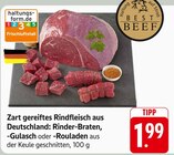 Aktuelle Gulasch Angebote bei E center in Heilbronn Aktuelles Rinder-Braten, -Gulasch oder -Rouladen Angebot bei E center in Heilbronn ab 1,99 €