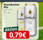 Pils von Krombacher für 0,79 € bei famila Nordwest im Angebot Pils von Krombacher im aktuellen famila Nordwest Prospekt