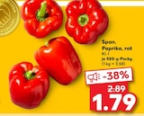 Aktuelles Span. Paprika, rot Angebot bei Kaufland in Hannover ab 1,79 €
