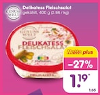 Feinkostsalat im Netto Marken-Discount Prospekt Delikatess Fleischsalat von GENUSS WELT im aktuellen Netto Marken-Discount Prospekt für 1,19 €