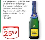 Champagne im Angebot bei GLOBUS in Oberhausen Champagne Angebote von Monopole Heidsieck bei GLOBUS Oberhausen für 25,99 €