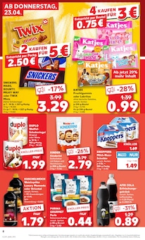 Cola im Kaufland Prospekt "Aktuelle Angebote" mit 54 Seiten (Lahr (Schwarzwald))