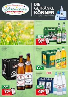Mineralwasser im Getränke Paradies Prospekt "DIE GETRÄNKEKÖNNER" mit 4 Seiten (Dortmund)