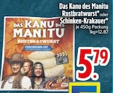 Rostbratwurst im Angebot bei EDEKA in Ravensburg Rostbratwurst Angebote von Das Kanu des Manitu bei EDEKA Ravensburg für 5,79 €