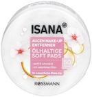 Augen Make-up Entferner Ölhaltige Soft Pads im Angebot bei Rossmann in Bonn Augen Make-up Entferner Ölhaltige Soft Pads Angebote von Isana bei Rossmann Bonn für 0,95 €
