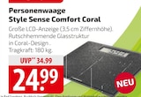 Personenwaage Style Sense Comfort Coral im Angebot bei famila Nordost in Stralsund Personenwaage Style Sense Comfort Coral Angebote bei famila Nordost Stralsund für 24,99 €