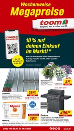 Aktueller toom Baumarkt Baumarkt Prospekt in Badra und Umgebung, "Respekt, wer's selber macht." mit 12 Seiten, 28.06.2025 - 04.07.2025