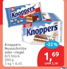 Knoppers Nussschnitte von Storck für 1,69 € bei budni im Angebot Knoppers Nussschnitte von Storck im aktuellen budni Prospekt