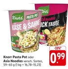 Pasta Pot Käse & Sahne Angebote von Knorr bei E center Aalen für 0,99 €