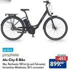 Alu-City-E-Bike Angebote von prophete bei ALDI SÜD Ulm für 899,00 €