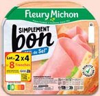 Jambon simplement bon -25% de sel - FLEURY MICHON dans le catalogue Intermarché