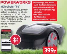 BAUHAUS Dissen - Mähroboter 'P5' Mähroboter 'P5' Angebot bei BAUHAUS Dissen im Prospekt Handzettel KW 09