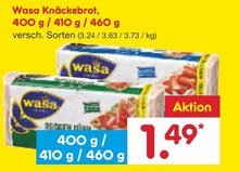 Knäckebrot bei Netto Marken-Discount in Mülheim Knäckebrot im Angebot bei Netto Marken-Discount Mülheim für 1,49 €