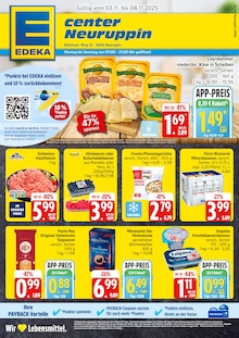E center Neuruppin Prospekt der aktuellen Woche, gültig von 03.11.2025 bis 08.11.2025 Aktueller E center Neuruppin Prospekt "Top Angebote" mit 38 Seiten