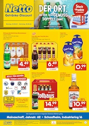 Discounter Prospekt von Netto Marken-Discount Sulzbach Netto Marken-Discount Prospekt: "DER ORT, AN DEM DU IMMER AUSGEZEICHNETE PREISE FINDEST.", 6 Seiten, 04.08.2025 - 09.08.2025
