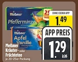 Kräutertee im EDEKA Prospekt Kräutertee von Meßmer im aktuellen EDEKA Prospekt für 1,29 €