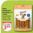 Hundesnack Kaustange Angebote von Dokas bei GLOBUS Frechen für 3,99 €