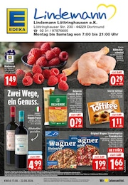 EDEKA Prospekt für Dortmund mit 24 Seiten EDEKA Prospekt für Dortmund: "Aktuelle Angebote", 24 Seiten, 17.08.2026 - 22.08.2026