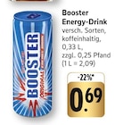 Energy-Drink im Angebot bei EDEKA in Mannheim Energy-Drink Angebote von Booster bei EDEKA Mannheim für 0,69 €