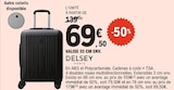 Valise 55 cm env. - DELSEY en promo à 69,50 € chez E.Leclerc Valise 55 cm env. - DELSEY dans le catalogue E.Leclerc