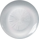 Assiette de présentation argent pailleté - CARREFOUR HOME - Carrefour à Le Havre Assiette de présentation argent pailleté - CARREFOUR HOME en promo chez Carrefour Le Havre à 5,49 €