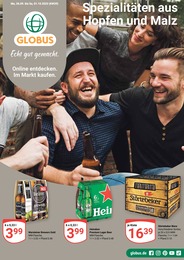 GLOBUS Prospekt für Chemnitz mit 2 Seiten GLOBUS Prospekt für Chemnitz: "Spezialitäten aus Hopfen und Malz", 2 Seiten, 26.09.2022 - 01.10.2022