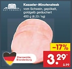 Aktuelles Kasseler-Minutensteak Angebot bei Netto Marken-Discount in Leipzig ab 3,29 €