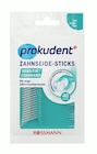 Sticks im Rossmann Prospekt Zahnseide-Sticks von Prokudent im aktuellen Rossmann Prospekt für 0,79 €