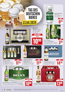 Bier im E center Prospekt "Aktuelle Angebote" mit 50 Seiten (Waiblingen)