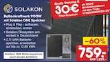 Balkonkraftwerk 900W mit Solakon ONE Speicher von Solakon für 759,00 € bei Netto Marken-Discount im Angebot Balkonkraftwerk 900W mit Solakon ONE Speicher von Solakon im aktuellen Netto Marken-Discount Prospekt