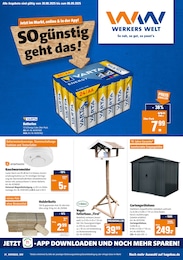 Baumärkte Prospekt von Werkers Welt Hildesheim Werkers Welt Prospekt: "SO günstig geht das!", 8 Seiten, 30.08.2025 - 06.09.2025
