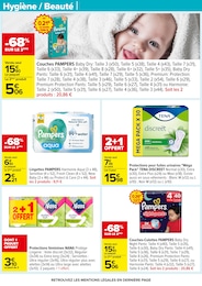 Offre Pampers dans le catalogue Carrefour du moment à la page 37