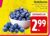 Heidelbeeren bei EDEKA im Seebruck Prospekt für 2,99 €