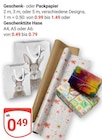 Geschenkpapier Angebote bei GLOBUS Neubrandenburg für 0,49 €