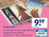 Aktuelles Fotobuch A4 Angebot bei ALDI SÜD in Karlsruhe ab 9,99 €