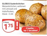 Aktuelles Saatenbrötchen Angebot bei GLOBUS in Krefeld ab 0,44 €