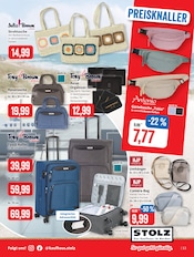 Tasche im Kaufhaus Stolz Prospekt in Rostock Aktueller Kaufhaus Stolz Prospekt mit Tasche, "STOLZ. Das Kaufhaus im Norden.", Seite 13