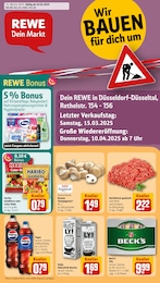 REWE Prospekt "Dein Markt" für Düsseldorf, 28 Seiten, 10.03.2025 - 15.03.2025