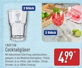Cocktailgläser im Angebot bei ALDI Nord in Bottrop Cocktailgläser Angebote von CROFTON bei ALDI Nord Bottrop für 4,99 €