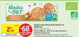 Sablés bio épeautre noisette - KARELEA dans le catalogue Intermarché