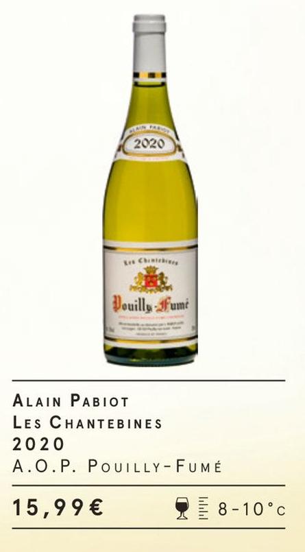 Monoprix Rosny-sous-Bois - Alain Pabiot les Chantebines 2020 Promo Alain Pabiot les Chantebines 2020 dans le catalogue Monoprix La cave insolite. à Rosny-sous-Bois