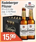 Aktuelle Radeberger Angebote bei Getränke City in München Aktuelles Pilsner Angebot bei Getränke City in München ab 15,99 €