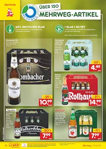 Krombacher im Netto Marken-Discount Prospekt "Aktuelle Angebote" mit 56 Seiten (Ansbach)