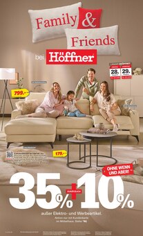 Aktueller Höffner Prospekt (Arnsberg, 8 Seiten zum blättern Höffner Prospekt Family & Friends bei Höffner mit 8 Seiten