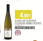 Promo Alsace aop auxerrois grande réserve à 4,99 € dans le catalogue Supermarchés Match à Schwindratzheim
